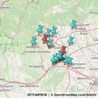 Mappa Via A. Moro, 36033 Isola Vicentina VI, Italia (10.98474)