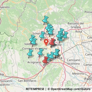 Mappa Via A. Moro, 36033 Isola Vicentina VI, Italia (10.4695)