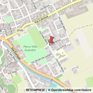 Mappa Via A. Moro, 51, 36033 Isola Vicentina, Vicenza (Veneto)