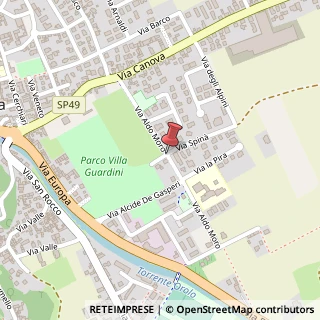 Mappa Via A. Moro, 36033 Isola Vicentina VI, Italia, 36033 Isola Vicentina, Vicenza (Veneto)