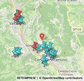 Mappa Via Mezzi, 36073 Cornedo Vicentino VI, Italia (2.19)