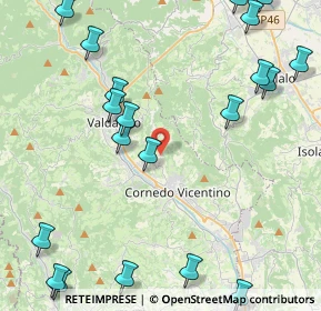 Mappa Via Mezzi, 36073 Cornedo Vicentino VI, Italia (5.841)