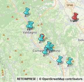 Mappa Via Mezzi, 36073 Cornedo Vicentino VI, Italia (4.1)