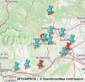 Mappa Via Mezzi, 36073 Cornedo Vicentino VI, Italia (15.74692)