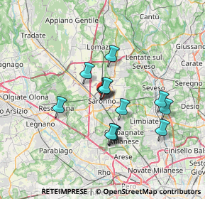 Mappa Via Nicolò Tommaseo, 21047 Saronno VA, Italia (5.44154)