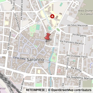 Mappa Via Padre Luigi Monti, 29, 21047 Saronno, Varese (Lombardia)