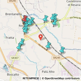 Mappa Via Coriolo, 31023 Resana TV, Italia (1.091)