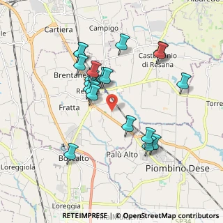 Mappa Via Coriolo, 31023 Resana TV, Italia (1.7345)