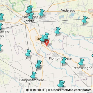 Mappa Via Coriolo, 31023 Resana TV, Italia (6.1225)