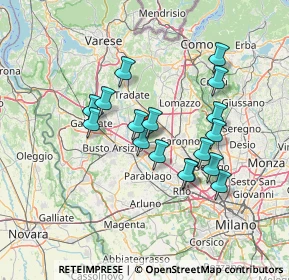Mappa Viale Lombardia, 20027 Rescaldina MI, Italia (12.03882)