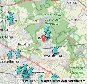 Mappa Viale Lombardia, 20027 Rescaldina MI, Italia (3.1255)