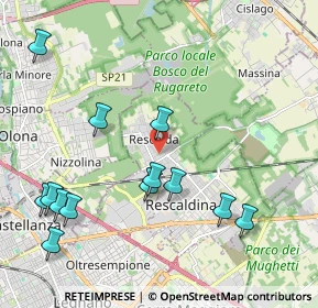 Mappa Via Prealpi, 20027 Rescaldina MI, Italia (2.35308)