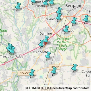 Mappa SP 525, 24044 Osio Sopra BG, Italia (6.093)
