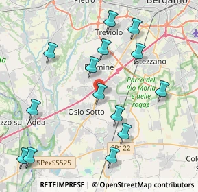 Mappa SP 525, 24044 Osio Sopra BG, Italia (4.49357)