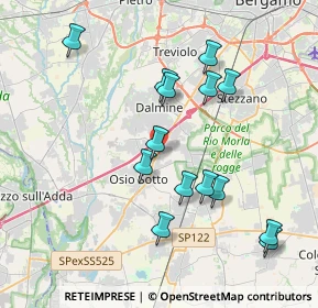 Mappa SP 525, 24044 Osio Sopra BG, Italia (3.80929)