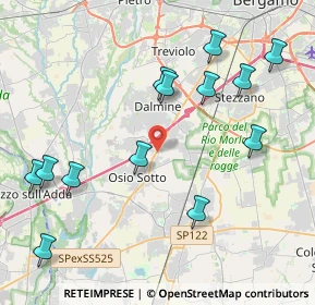 Mappa SP 525, 24044 Osio Sopra BG, Italia (4.65231)