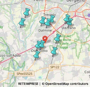 Mappa SP 525, 24044 Osio Sopra BG, Italia (3.34167)