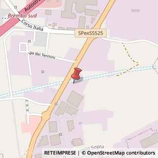 Mappa Strada Statale 525, 7/9, 24040 Osio Sopra, Bergamo (Lombardia)