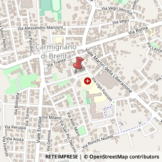 Mappa Piazza San Francesco, 14, 35010 Carmignano di Brenta, Padova (Veneto)