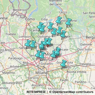 Mappa Via G. B. Vico, 20851 Lissone MB, Italia (10.6915)