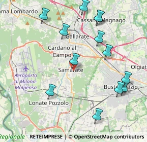Mappa Via Solferino, 21017 Samarate VA, Italia (4.61308)