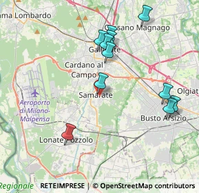 Mappa Via Solferino, 21017 Samarate VA, Italia (3.97909)