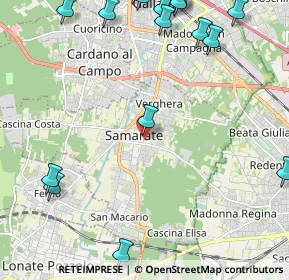 Mappa Via Solferino, 21017 Samarate VA, Italia (3.1935)