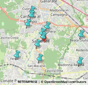 Mappa Via Solferino, 21017 Samarate VA, Italia (1.92727)