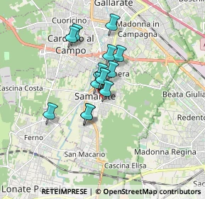 Mappa Via Solferino, 21017 Samarate VA, Italia (1.18857)