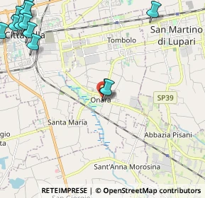 Mappa SP22, 35019 Tombolo PD, Italia (3.2775)