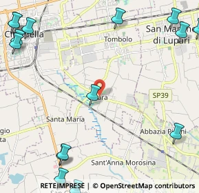 Mappa SP22, 35019 Tombolo PD, Italia (3.6325)