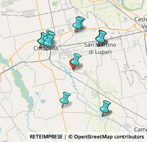 Mappa SP22, 35019 Tombolo PD, Italia (3.87071)