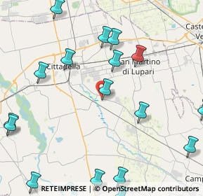 Mappa SP22, 35019 Tombolo PD, Italia (6.065)