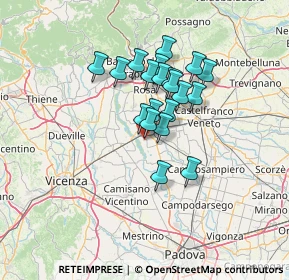 Mappa Via Caduti Sul Lavoro, 35014 Fontaniva PD, Italia (9.8755)