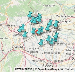 Mappa Via Caduti Sul Lavoro, 35014 Fontaniva PD, Italia (10.9065)