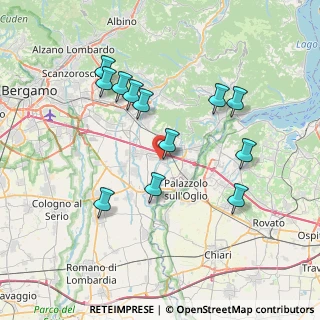 Mappa 24060 Telgate BG, Italia (7.24167)