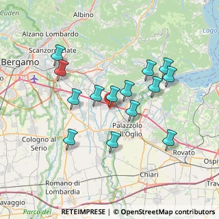 Mappa 24060 Telgate BG, Italia (6.77643)