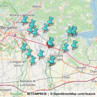 Mappa 24060 Telgate BG, Italia (7.12105)