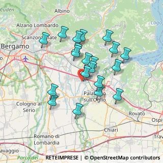 Mappa 24060 Telgate BG, Italia (6.376)
