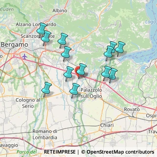 Mappa Via G. Mazzini, 24060 Telgate BG, Italia (6.81538)