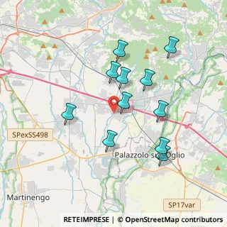 Mappa Via G. Mazzini, 24060 Telgate BG, Italia (3.38909)