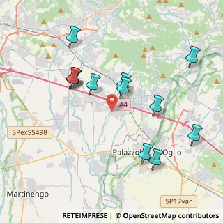 Mappa 24060 Telgate BG, Italia (4.00667)