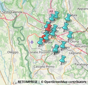 Mappa Via Giuseppe Verdi, 21017 Samarate VA, Italia (5.54875)