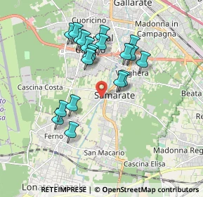 Mappa Via Giuseppe Verdi, 21017 Samarate VA, Italia (1.6695)