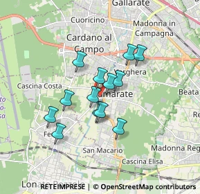 Mappa Via Giuseppe Verdi, 21017 Samarate VA, Italia (1.28769)
