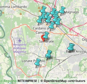 Mappa Via Giuseppe Verdi, 21017 Samarate VA, Italia (3.72647)