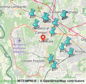 Mappa Via Giuseppe Verdi, 21017 Samarate VA, Italia (4.04846)