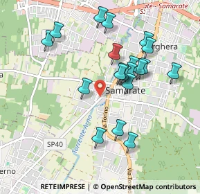Mappa Via Giuseppe Verdi, 21017 Samarate VA, Italia (0.8835)