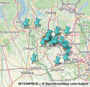 Mappa Via Giuseppe Verdi, 21017 Samarate VA, Italia (9.8205)