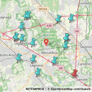 Mappa Via Don Luigi Sormani, 20027 Rescaldina MI, Italia (5.09471)